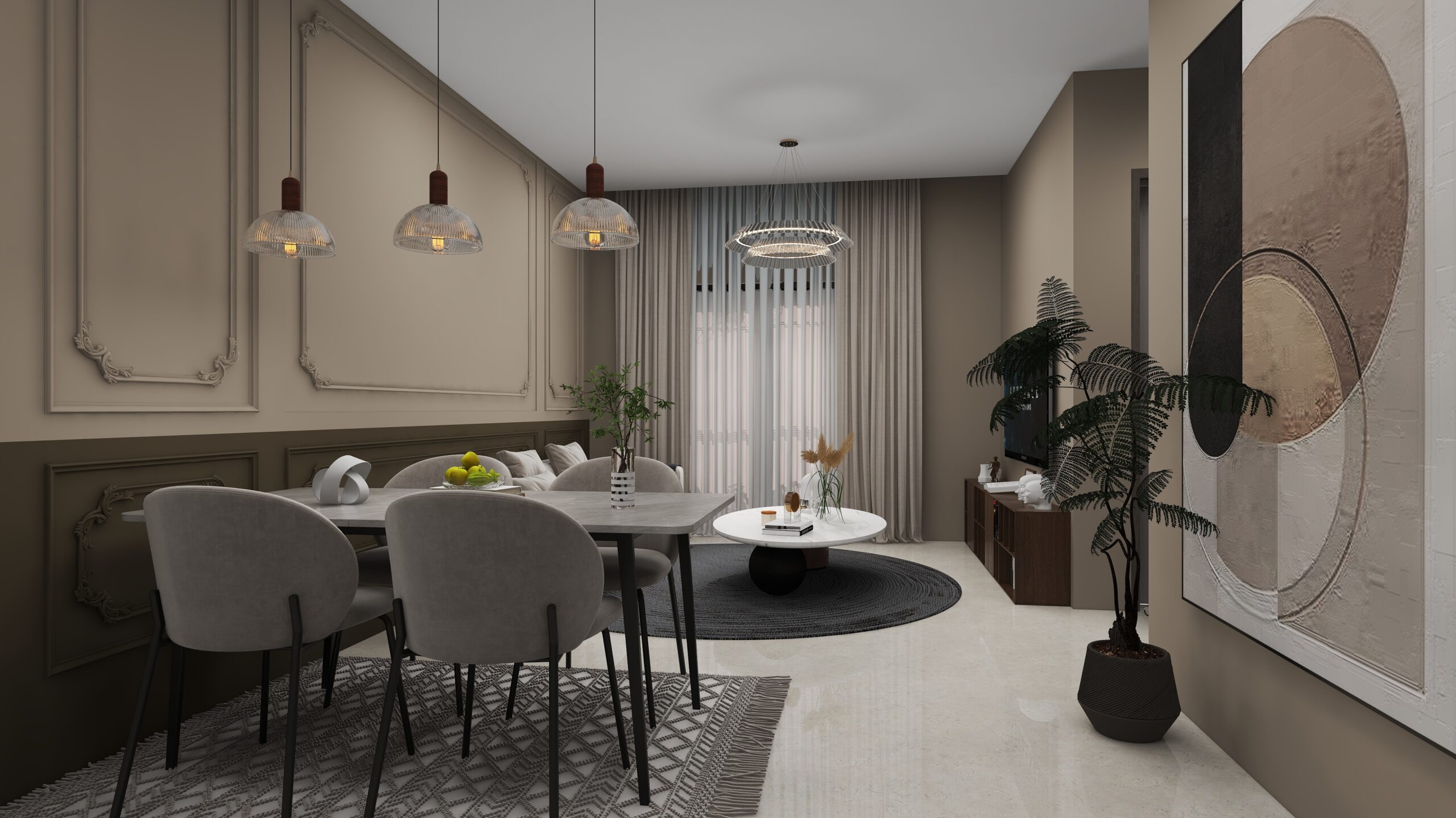 Oak West Dining Area