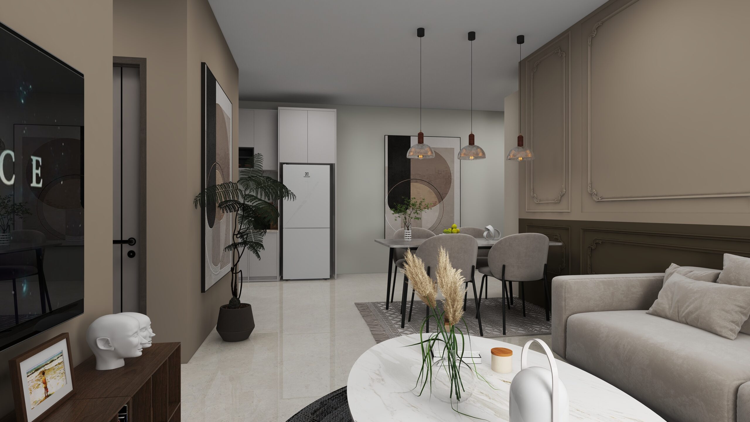 Oak West Living Room