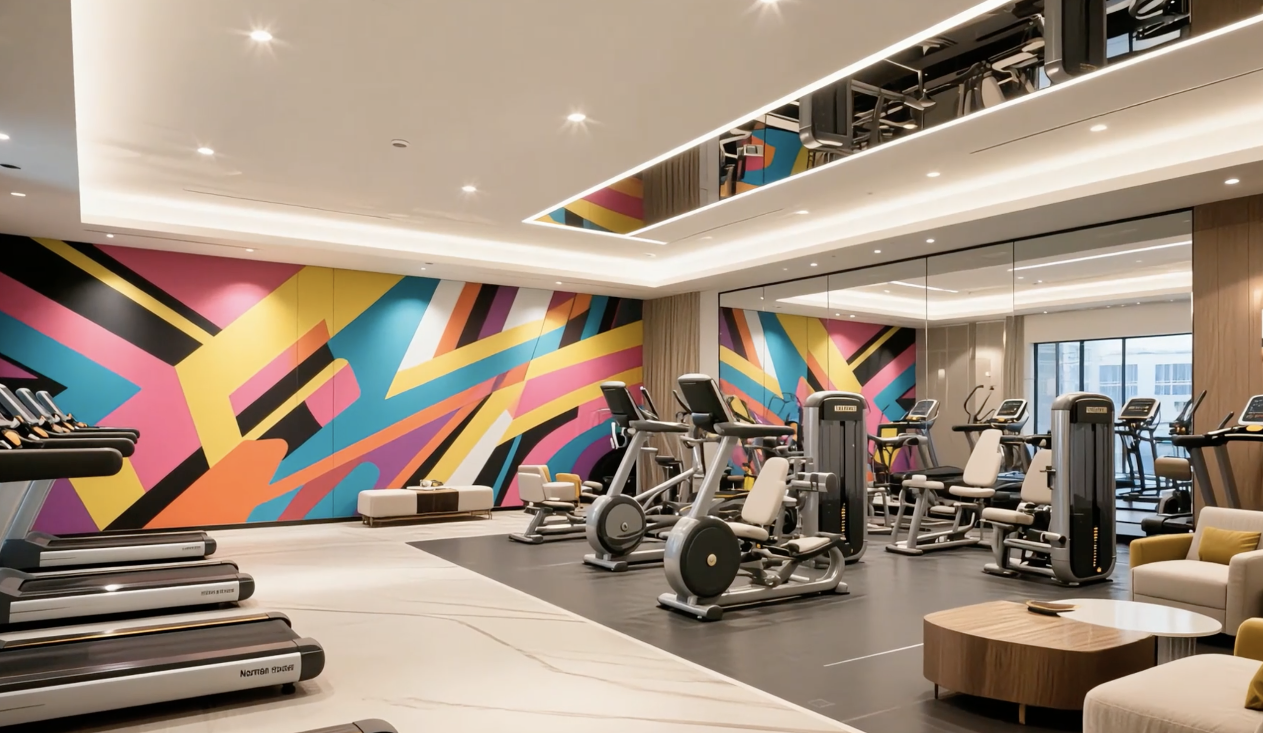 Luna Oak Living Area